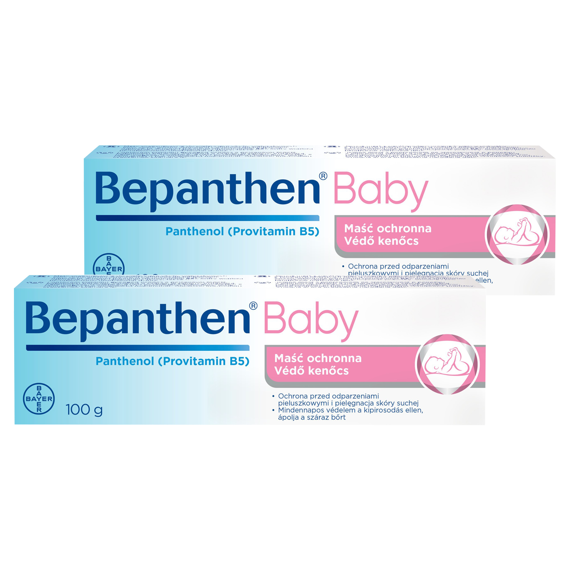 Bepanthen Baby, maść ochronna, 2 x 100 g zdjęcie
