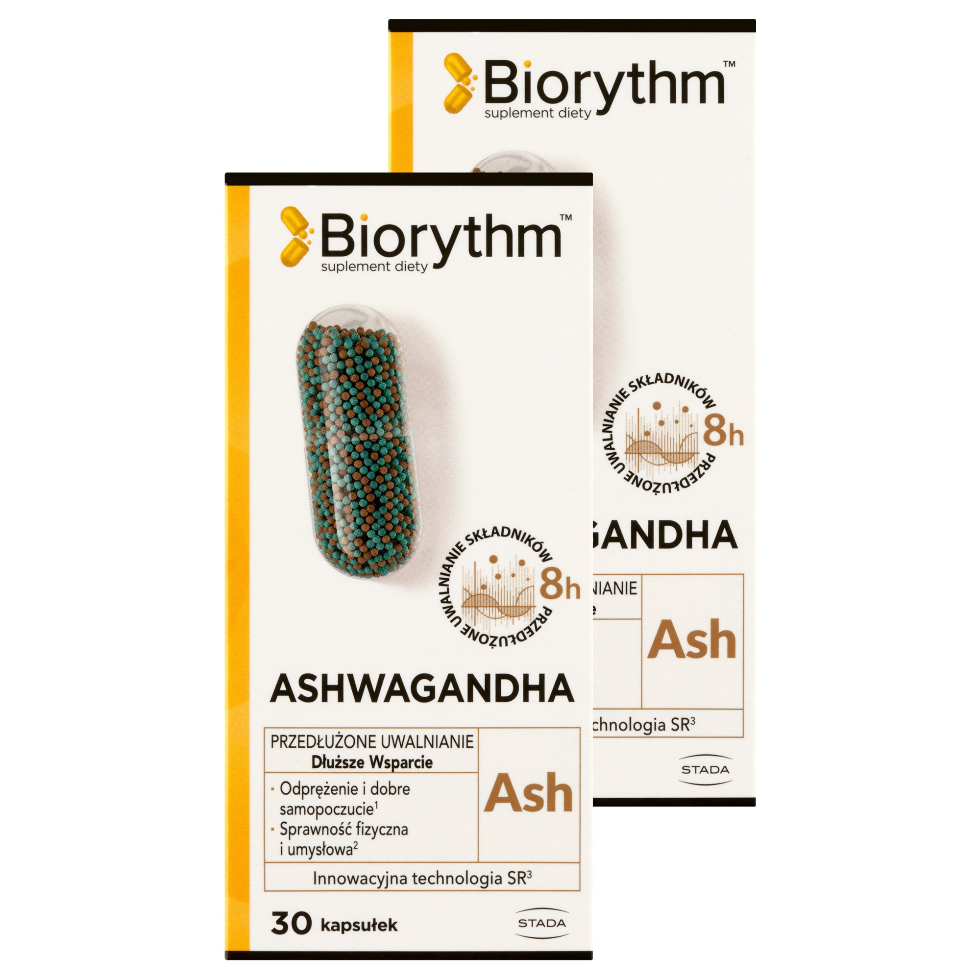 Biorythm Ashwagandha, kapsułki, 2 x 30 sztuk zdjęcie
