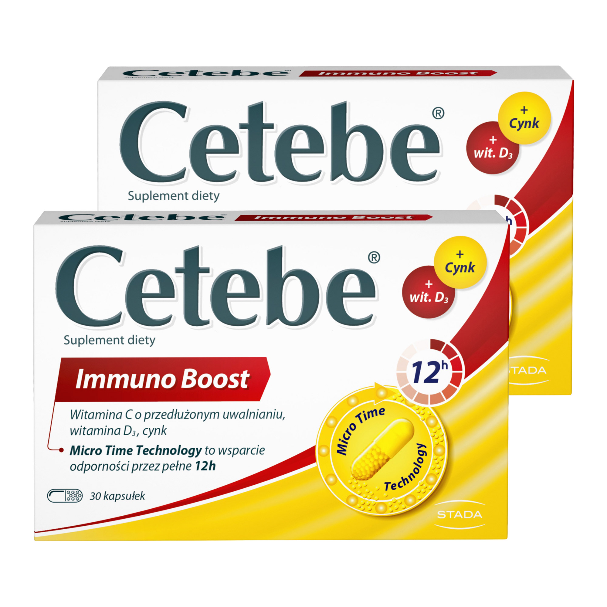 Cetebe Immuno Boost, kapsułki, 2 x 30 sztuk zdjęcie
