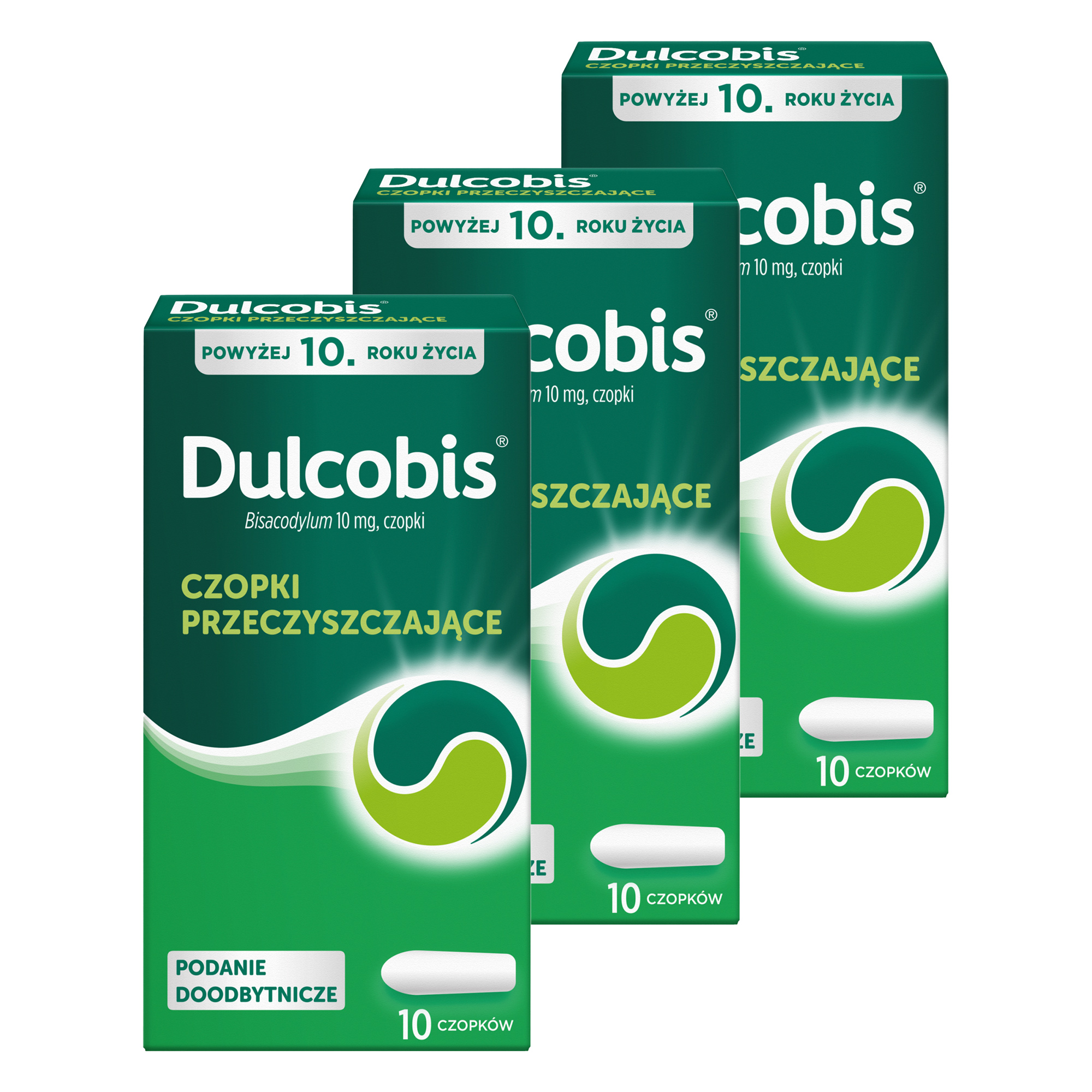 Dulcobis 10 mg, czopki, 3 x 10 sztuk zdjęcie