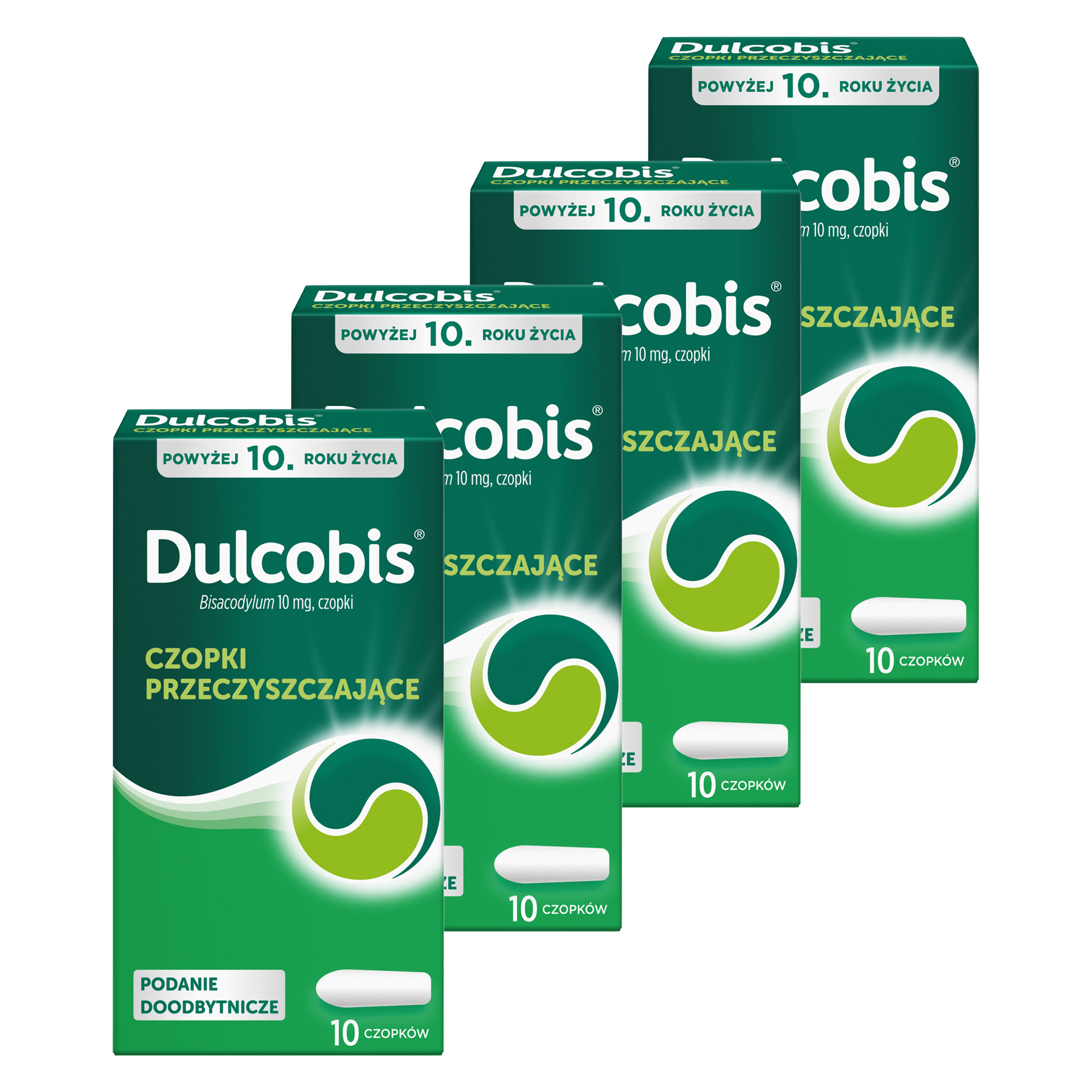 Dulcobis 10 mg, czopki, 4 x 10 sztuk zdjęcie