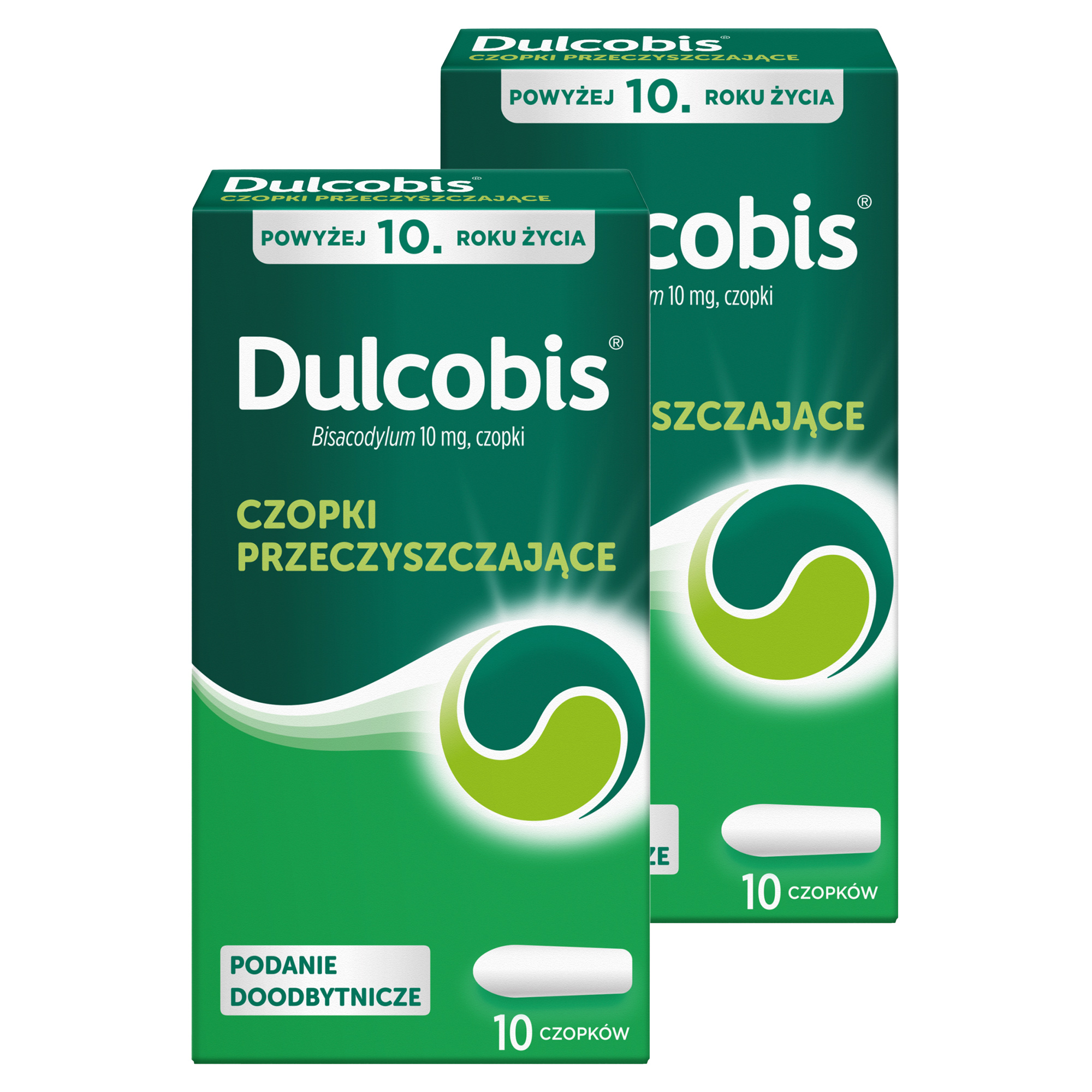 Dulcobis 10 mg, czopki, 2 x 10 sztuk zdjęcie