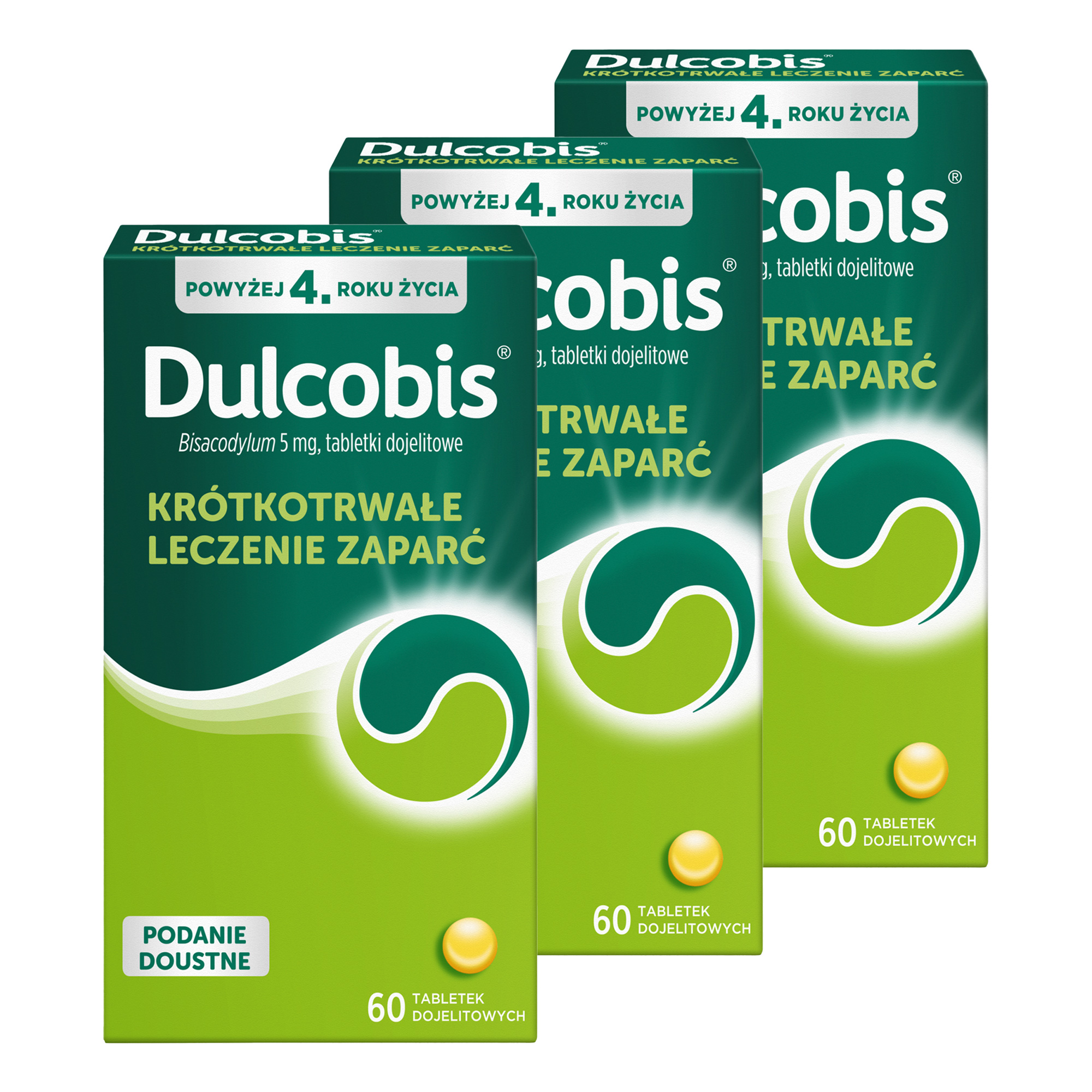 Dulcobis, 5 mg, tabletki dojelitowe, 3 x 60 sztuk zdjęcie