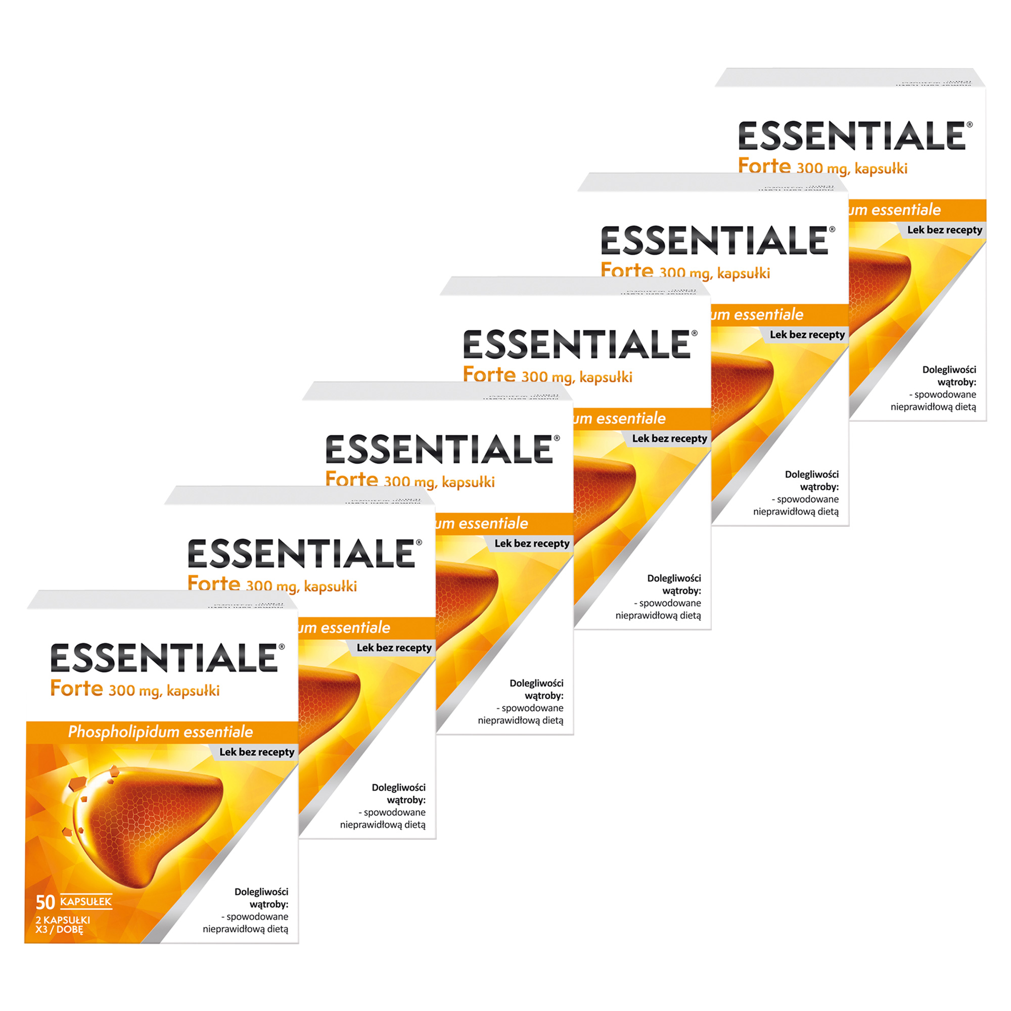 Essentiale Forte 300 mg, kapsułki, 6 x 50 sztuk zdjęcie