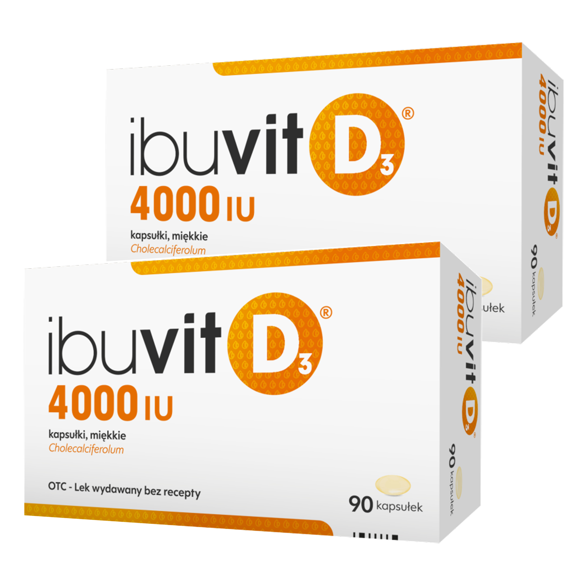 Ibuvit D3 4000 IU, kapsułki miękkie, 2 x 90 sztuk zdjęcie
