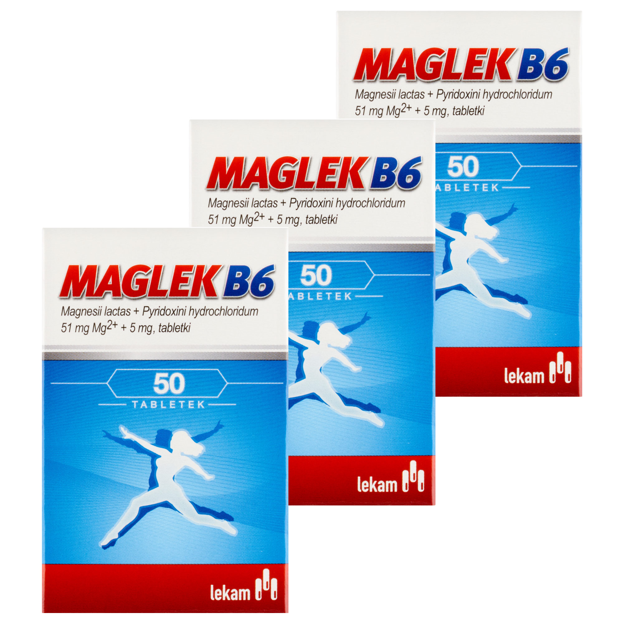 Maglek B6, tabletki, 3 x 50 sztuk zdjęcie