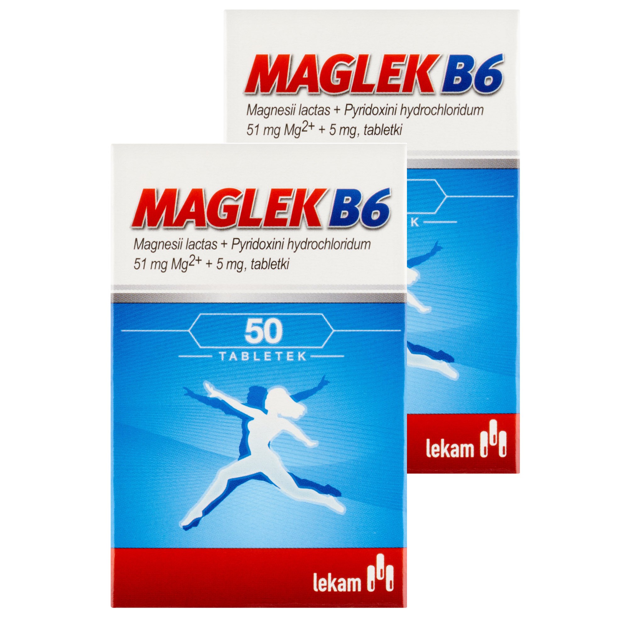 Maglek B6, tabletki, 2 x 50 sztuk zdjęcie