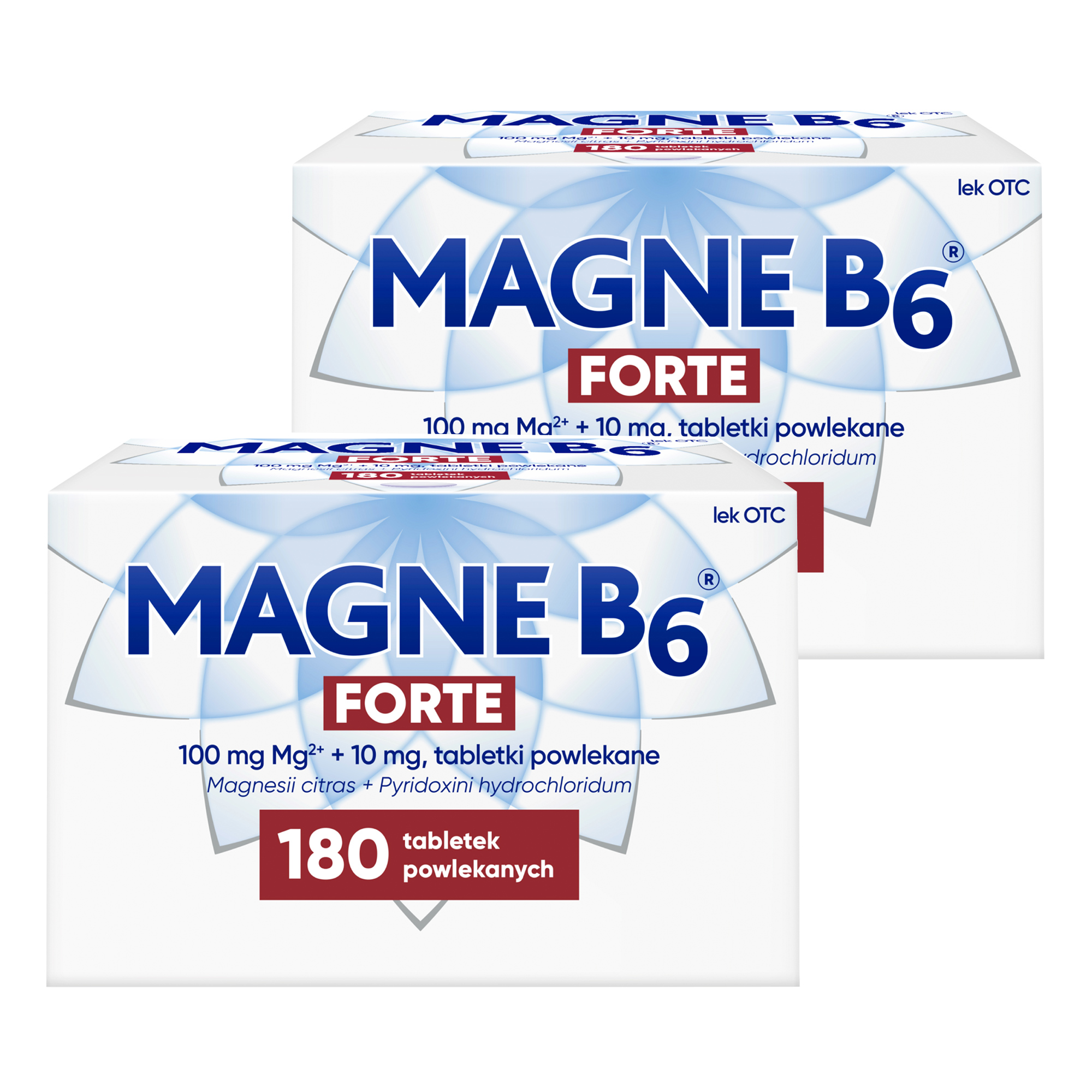 Magne B6 Forte, tabletki powlekane, 2 x 180 sztuk zdjęcie