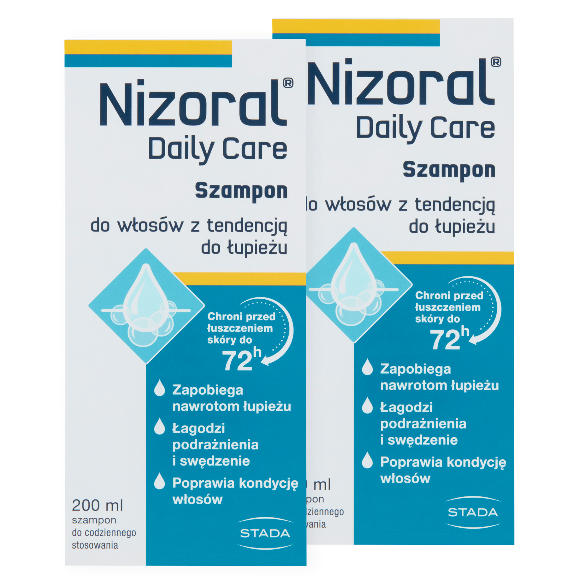 Nizoral Daily Care, szampon do włosów z tendencją do łupieżu, 2 x 200 ml zdjęcie