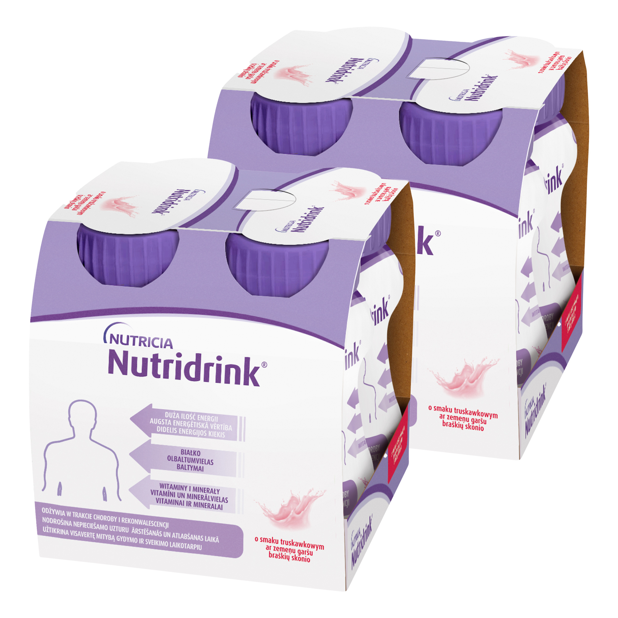 Nutridrink, smak truskawkowy, płyn, 8 x 125 ml zdjęcie