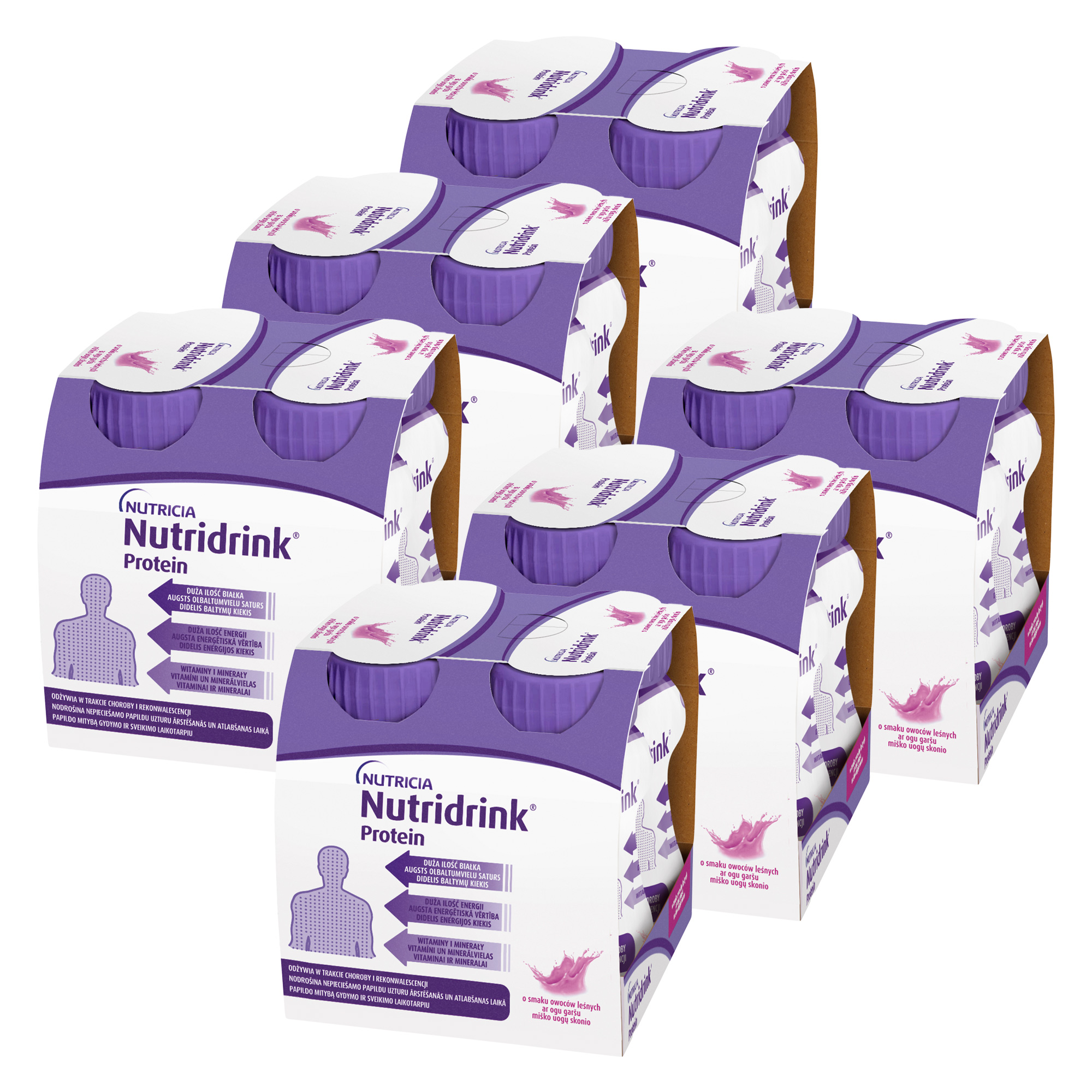 Nutridrink Protein, napój o smaku owoców leśnych, 24 x 125 ml zdjęcie