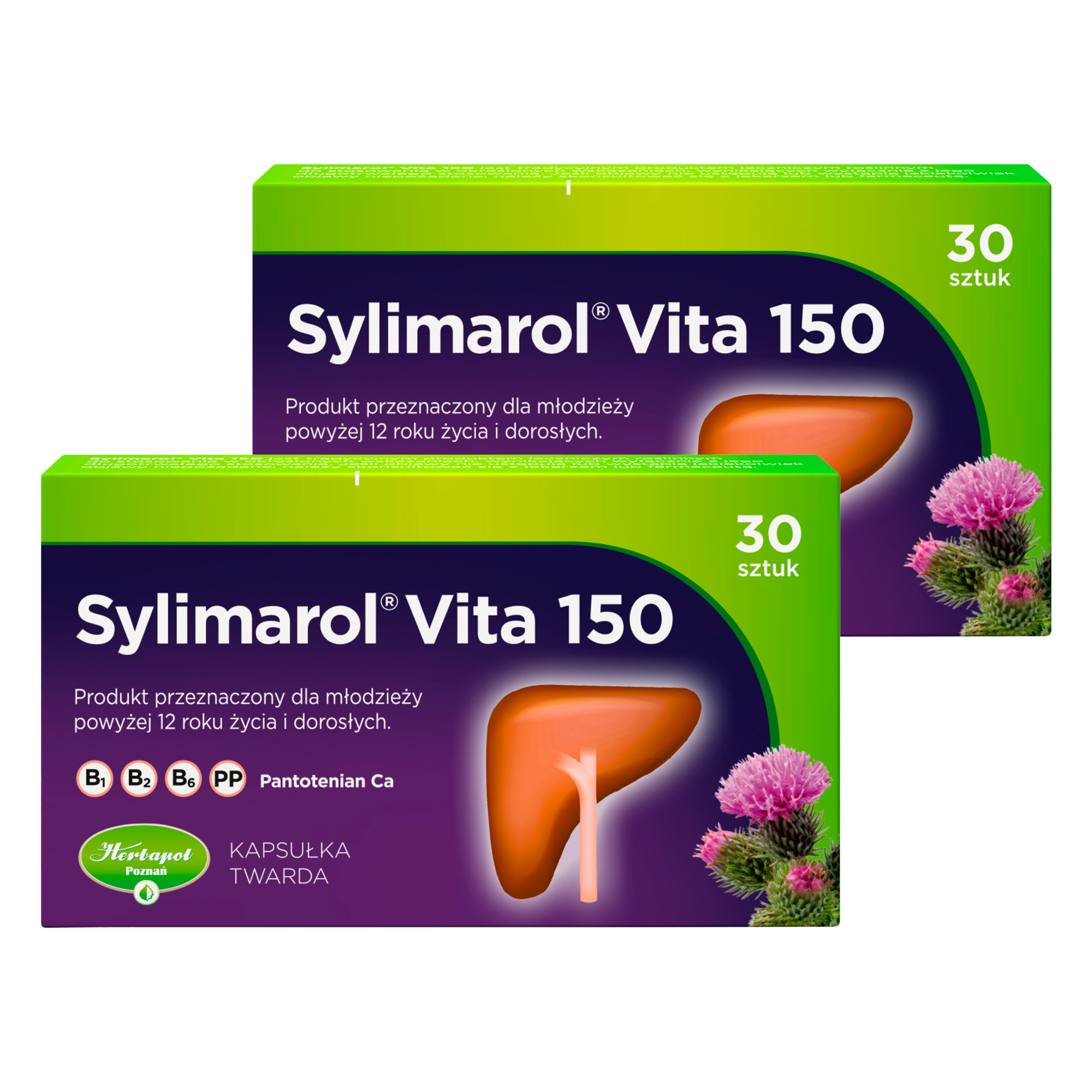 Sylimarol Vita 150, kapsułki, 2 x 30 sztuk zdjęcie