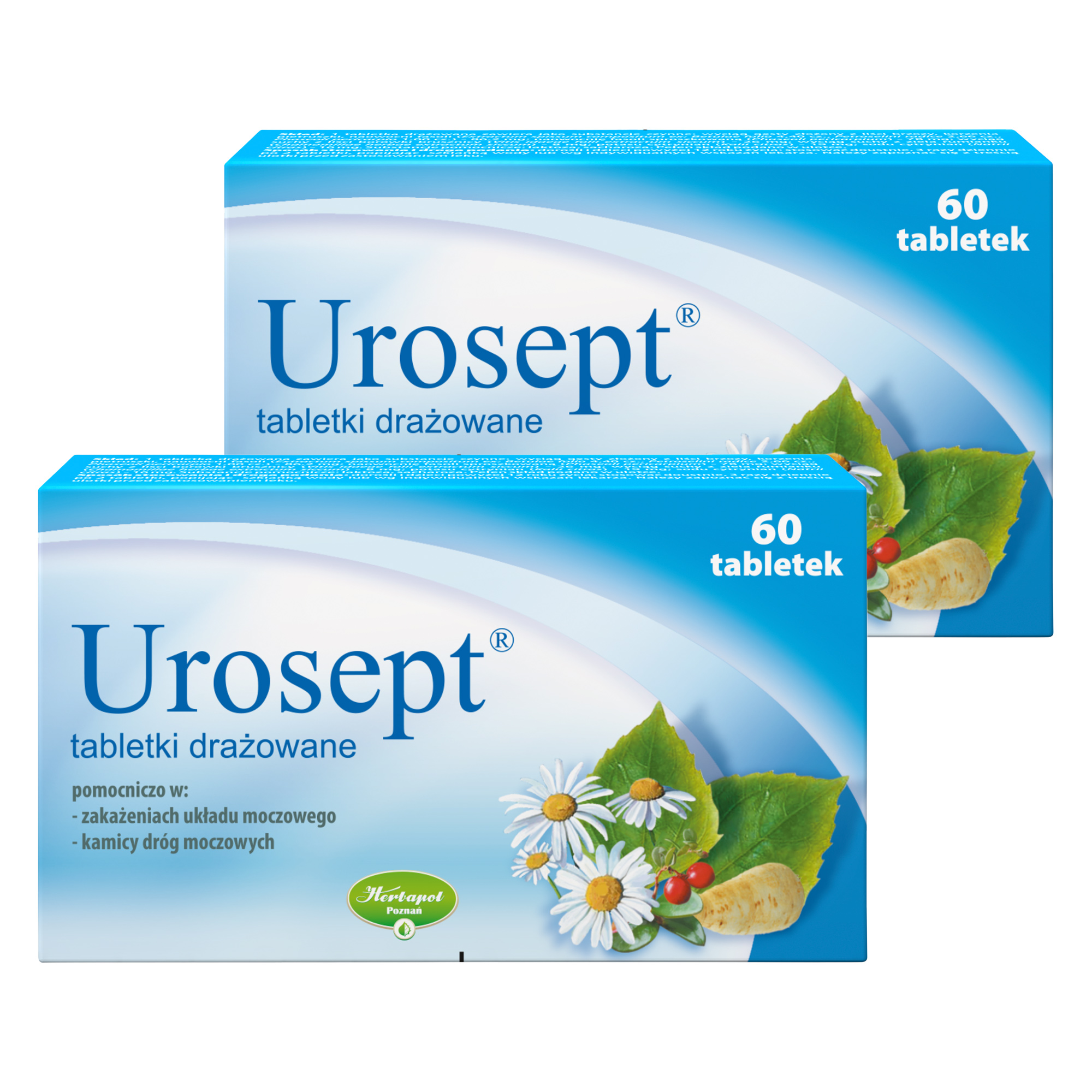 Urosept, tabletki drażowane, 2 x 60 sztuk zdjęcie
